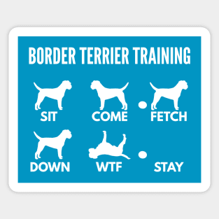 Border Terrier Training Border Terrier Dog Tricks Sticker